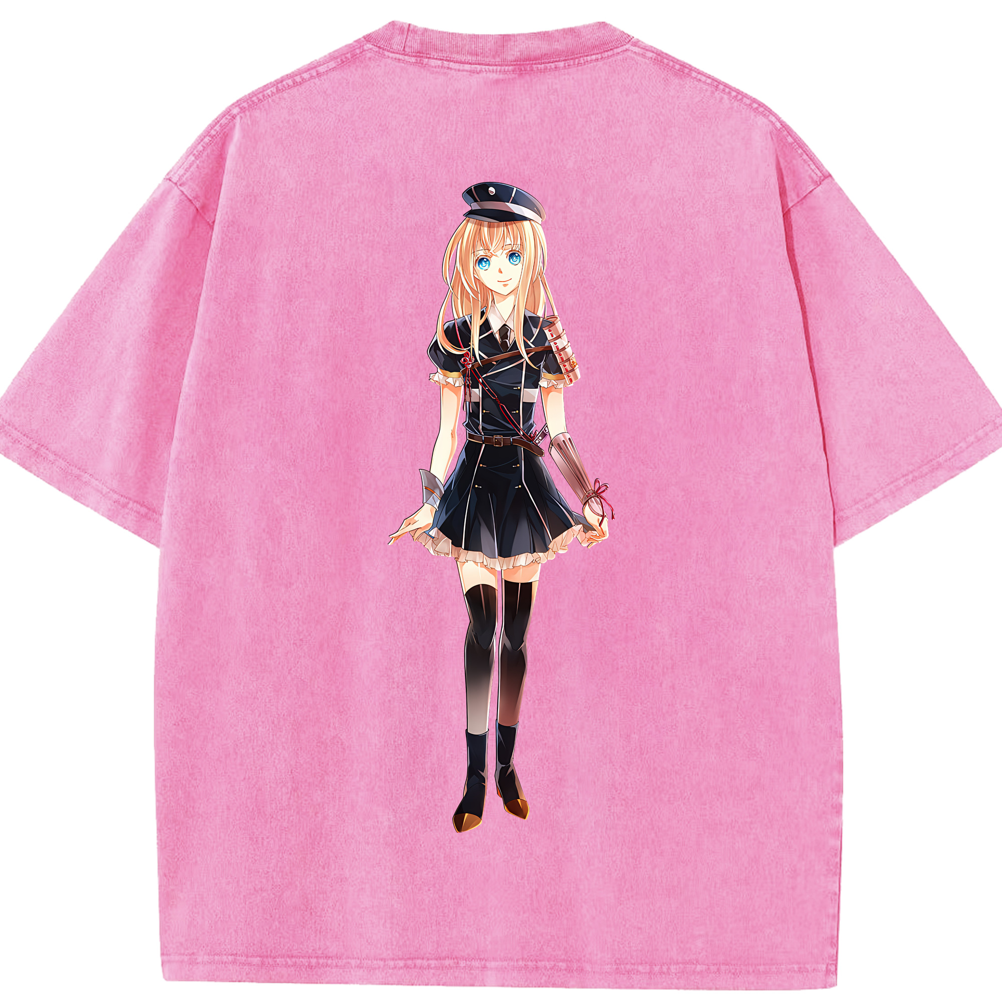 （画像用） 刀剣乱舞 Touken Ranbu 綿100% ヴィンテージ風 半袖Tシャツ（背面プリント）